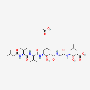 isovaleryl-Val-Val-Sta-Ala-Sta-OH.CH3CO2H