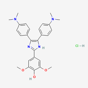 molecular formula C27H31ClN4O3 B12400820 Photosensitizer-1 (hydrochloride) 