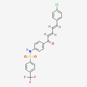 molecular formula C24H17ClF3NO3S B12400828 |A-Glucosidase-IN-6 