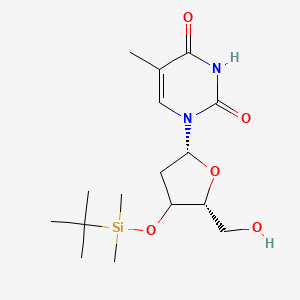 1-[(2R,5R)-4-[tert-butyl(dimethyl)silyl]oxy-5-(hydroxymethyl)oxolan-2-yl]-5-methylpyrimidine-2,4-dione