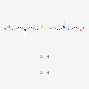 2-[2-[2-[2-hydroxyethyl(methyl)amino]ethyldisulfanyl]ethyl-methylamino]ethanol;dihydrochloride