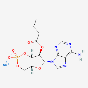 molecular formula C14H17N5NaO7P B12400847 2'-O-MB-CAMP sodium salt 