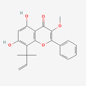 8-(1,1-Dimethylallyl)-3-methylgalangin