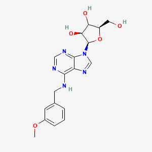 N-[(3-Methoxyphenyl)methyl]adenosine