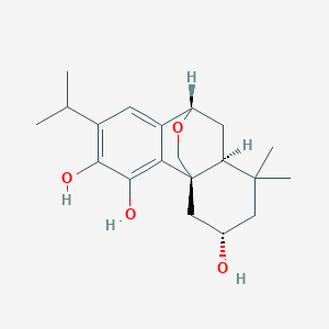 molecular formula C20H28O4 B12400980 2,11,12-Trihydroxy-7,20-epoxy-8,11,13-abietatriene 