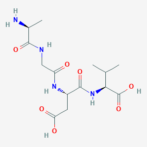 molecular formula C14H24N4O7 B12400981 H-Ala-Gly-Asp-Val-OH 