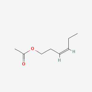 molecular formula C8H14O2 B1240109 Acetato de cis-3-hexenilo CAS No. 3681-71-8