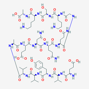 molecular formula C71H116N20O25 B12401106 FGL peptide 