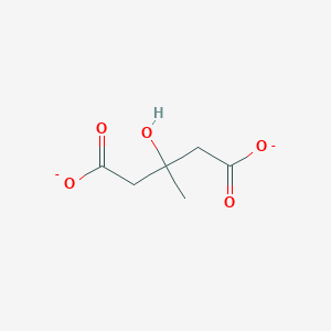 3-Hydroxy-3-methylpentanedioate