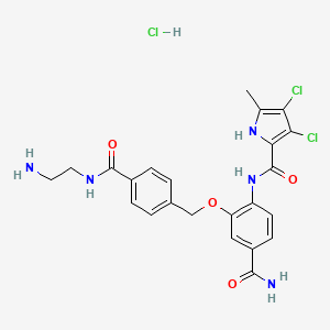 molecular formula C23H24Cl3N5O4 B12401123 Topoisomerase II|A-IN-6 