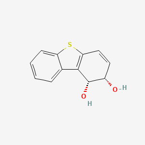 molecular formula C12H10O2S B1240113 顺式-1,2-二羟基-1,2-二氢二苯并噻吩 