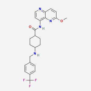 molecular formula C24H25F3N4O2 B12401148 NBTIs-IN-5 