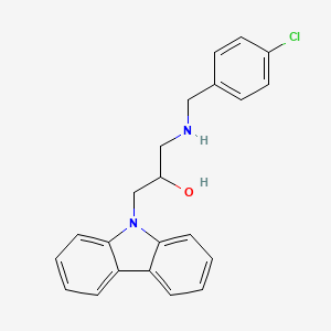 molecular formula C22H21ClN2O B12401153 Dynamin IN-2 