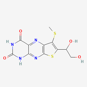 molecular formula C11H10N4O4S2 B12401173 Hirudonucleodisulfide B 