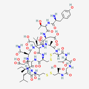 molecular formula C69H105N17O27S4 B12401183 Tyr-Uroguanylin (mouse, rat) 