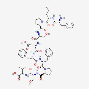 molecular formula C58H78N10O15 B12401186 HBcAg [Hepatitis B virus] (18-27) 