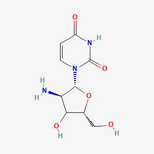 1-[(2R,3R,5R)-3-amino-4-hydroxy-5-(hydroxymethyl)oxolan-2-yl]pyrimidine-2,4-dione