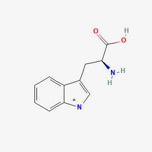 3-[(2S)-2-amino-2-carboxyethyl]-1H-indol-1-yl