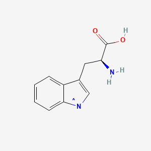 molecular formula C11H11N2O2 B1240121 3-[(2S)-2-amino-2-carboxyethyl]-1H-indol-1-yl 