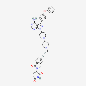 molecular formula C43H43N9O4 B12401281 PROTAC BTK Degrader-1 