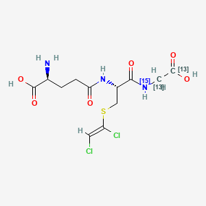 S-(1,2-Dichlorovinyl)glutathione-13C2,15N