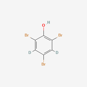 molecular formula C6H3Br3O B12401297 2,4,6-Tribromophenol-3,5-D2 