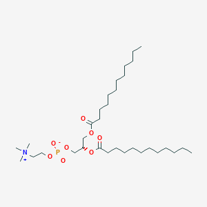 molecular formula C32H64NO8P B12401321 2,3-Didocecanoyl-sn-glycero-1-phosphocholine 