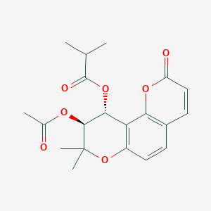 (+)-trans-3'-Acetyl-4'-isobutyrylkhellactone