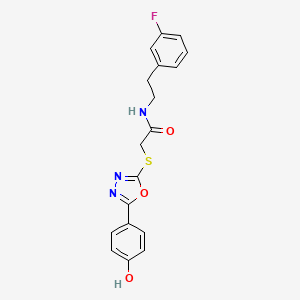 molecular formula C18H16FN3O3S B12401348 Neuraminidase-IN-8 