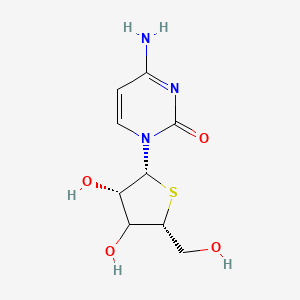 4-amino-1-[(2R,3S,5R)-3,4-dihydroxy-5-(hydroxymethyl)thiolan-2-yl]pyrimidin-2-one