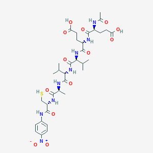 molecular formula C34H50N8O13S B12401364 Ac-EEVVAC-pNA 