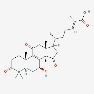 molecular formula C30H42O6 B12401366 Ganoderic acid GS-1 