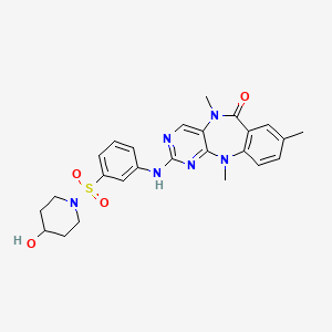 molecular formula C25H28N6O4S B12401367 PI3Kdelta/gamma-IN-1 