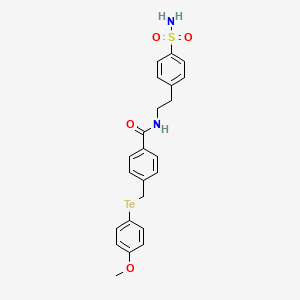 molecular formula C23H24N2O4STe B12401399 hCA IX-IN-2 