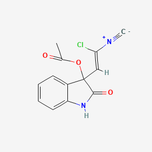 molecular formula C13H9ClN2O3 B1240140 Indisocin CAS No. 90632-49-8