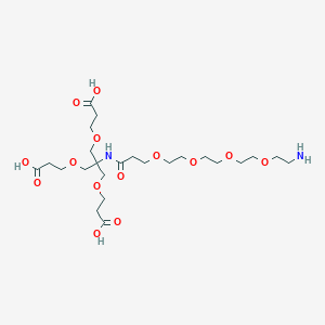 Amine-PEG4-Amido-tri-(carboxyethoxymethyl)-methane