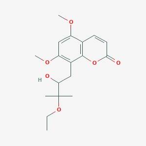 8-(3-Ethoxy-2-hydroxy-3-methylbutyl)-5,7-dimethoxy-2H-chromen-2-one