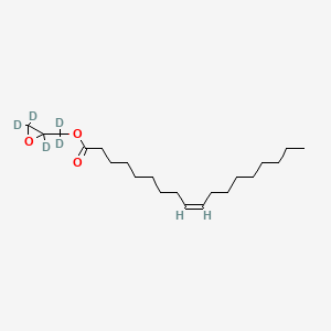 molecular formula C21H38O3 B12401437 [dideuterio-(2,3,3-trideuteriooxiran-2-yl)methyl] (Z)-octadec-9-enoate 