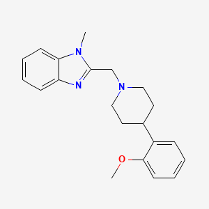 molecular formula C21H25N3O B12401444 mGluR2 modulator 3 