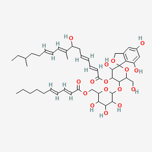 molecular formula C47H66O16 B1240145 Papulacandin A CAS No. 61036-46-2
