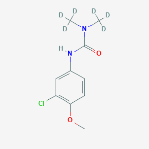 molecular formula C10H13ClN2O2 B12401455 Metoxuron-d6 (N,N-dimethyl-d6) CAS No. 2030182-41-1