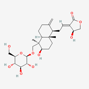 molecular formula C26H40O10 B12401477 Andrographiside 