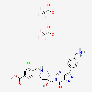 molecular formula C32H33ClF6N6O8 B12401491 Usp7-IN-9 