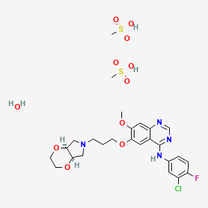 Larotinib mesylate hydrate