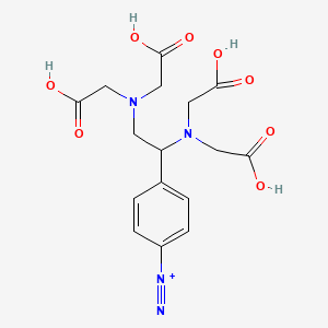 Benzenediazonium, 4-(1,2-bis(bis(carboxymethyl)amino)ethyl)-