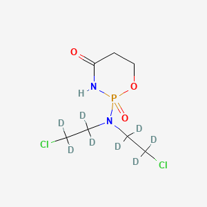 molecular formula C7H13Cl2N2O3P B12401541 4-Oxo cyclophosphamide-d8 