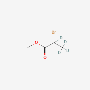 molecular formula C4H7BrO2 B12401546 Methyl 2-bromopropanoate-d4 