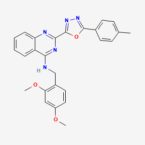 molecular formula C26H23N5O3 B12401554 Egfr/her2-IN-3 