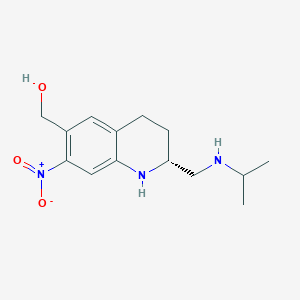 molecular formula C14H21N3O3 B1240156 (R)-oxamniquine 