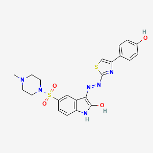 molecular formula C22H22N6O4S2 B12401565 Dhfr-IN-1 